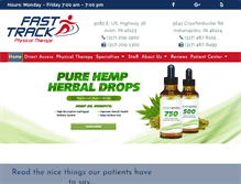 Tablet Screenshot of fast-tracktherapy.com